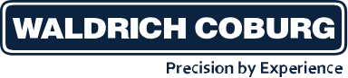 Waldrich Coburg Precision by Experience Logo in Dark Blue