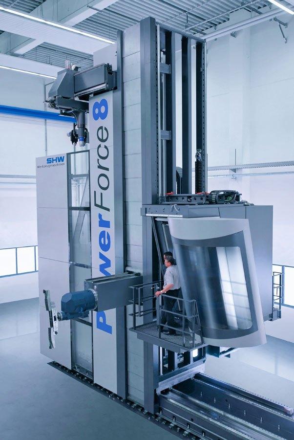 SHW Powerforce 8000 moving column machine