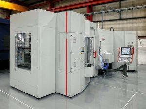 Hermle c400 with multi pallet cell