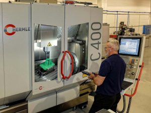 5 axis machining of composite components