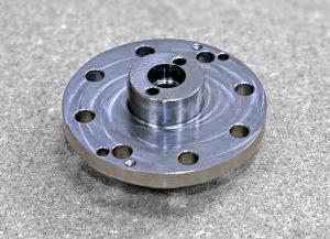 Rotational part machined with 5-axis technology