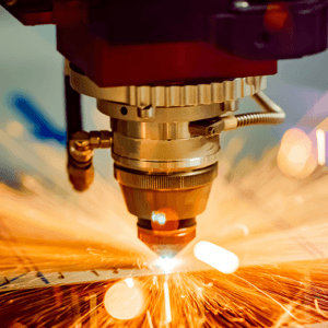 machining in progress