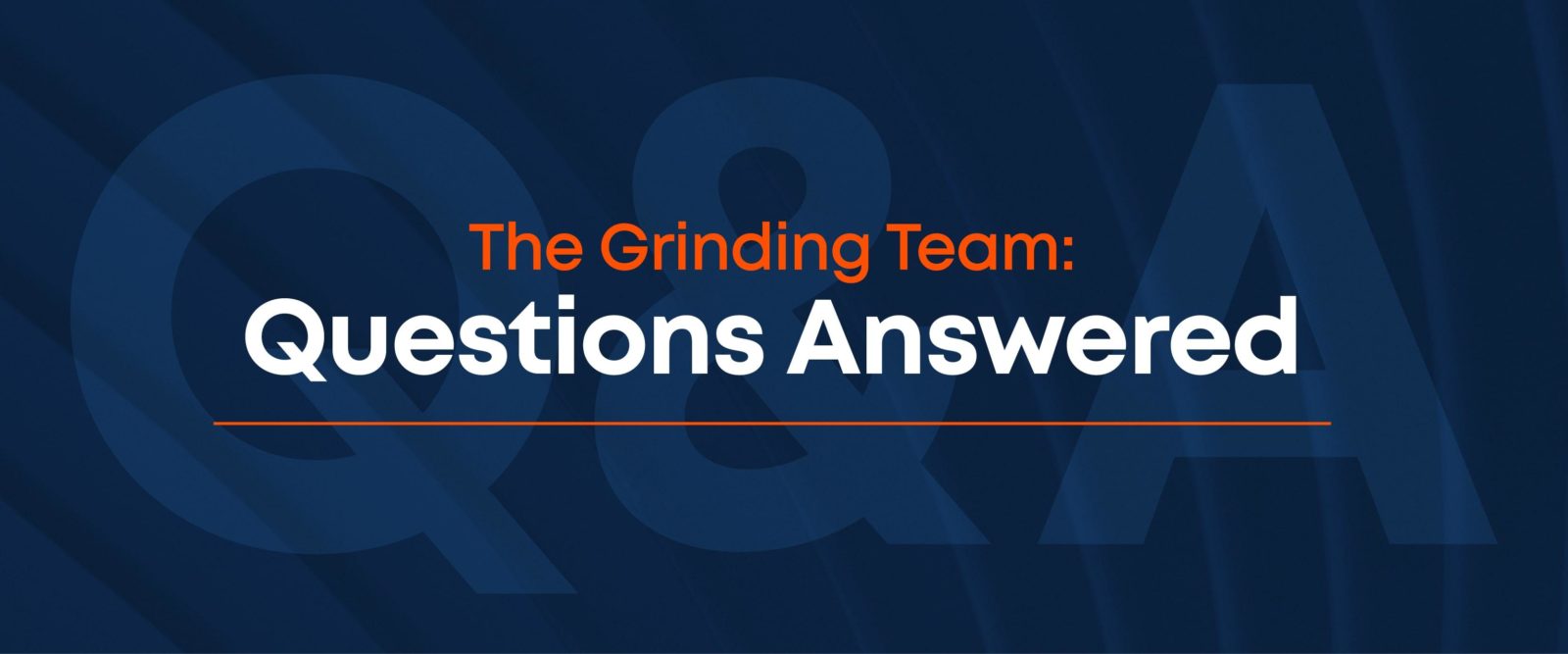 Kingsbury Grinding QA