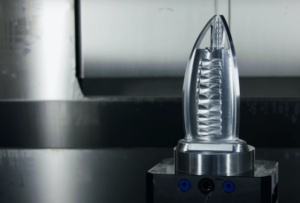 Hermle C400U cutting a Burj Al Arab model