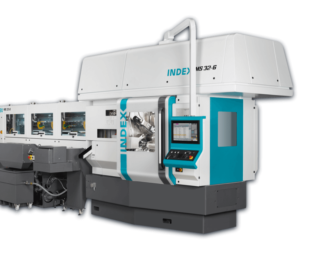 Index MS machine featuring multi-spindle