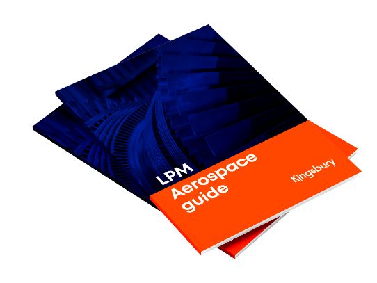 brochure mock-up of aerospace guide