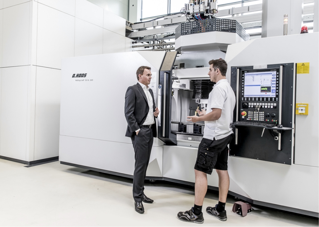 Demonstration of a A Haas Machine