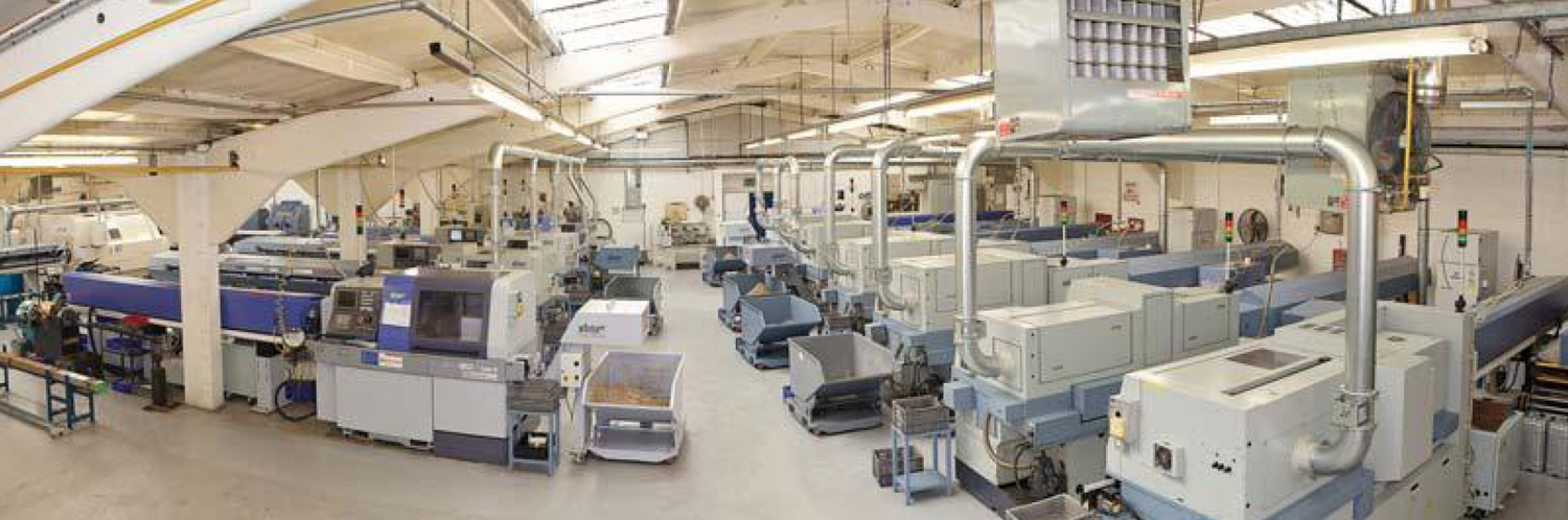 Factory floor showing all machines
