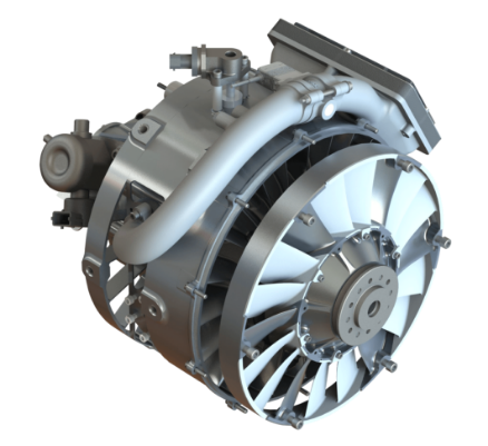 metal machined UAV engine