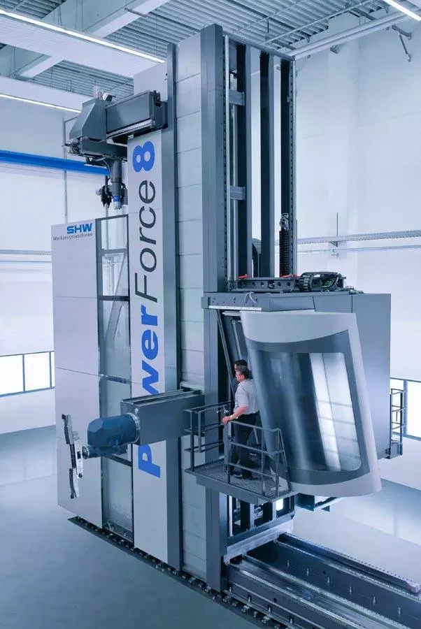 SHW Powerforce 8000 moving column machine