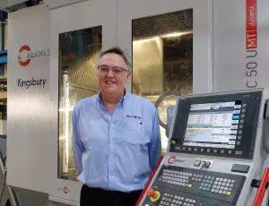5 axis turnmill installed at Silcoms