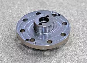 Rotational part machined with 5-axis technology