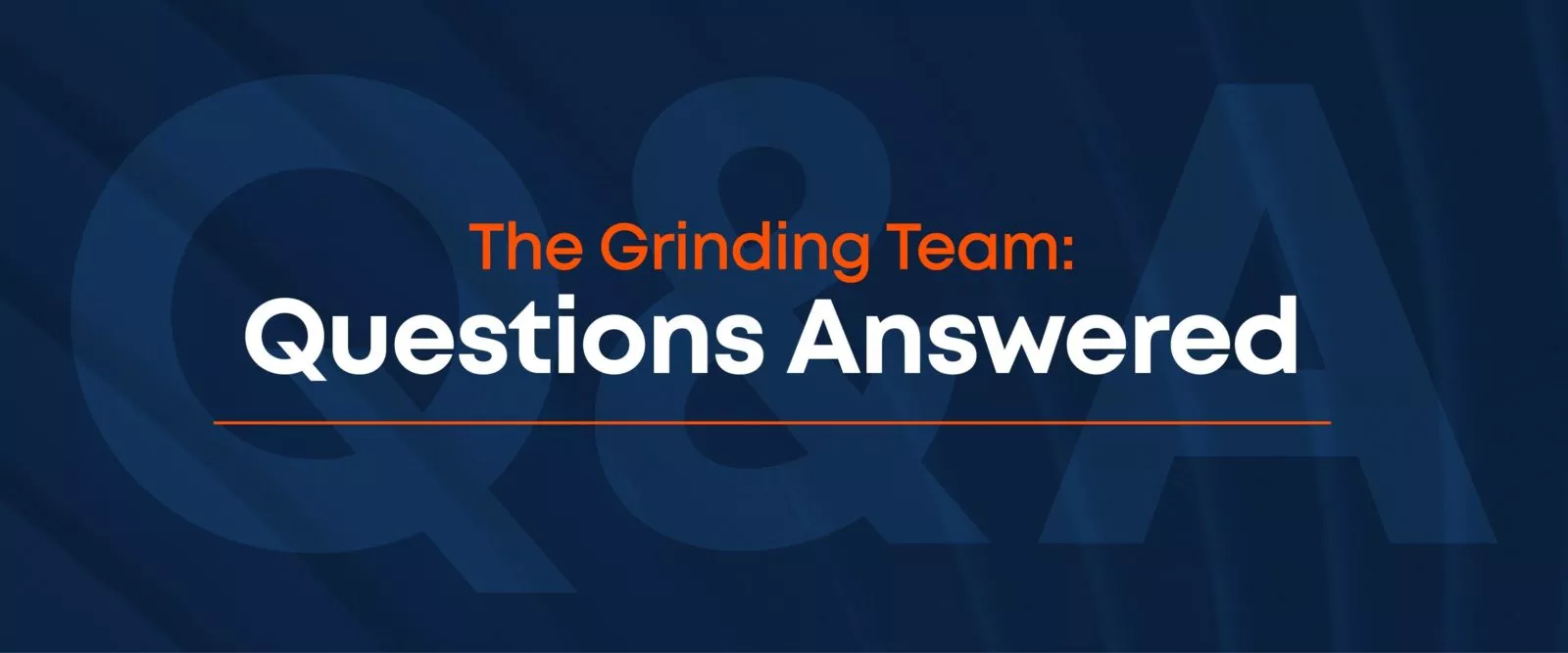 Kingsbury Grinding QA