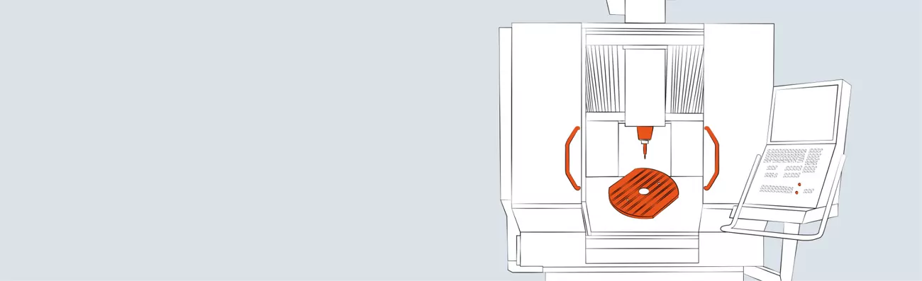 CNC lathe machine drawing