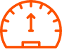 Icon representing faster