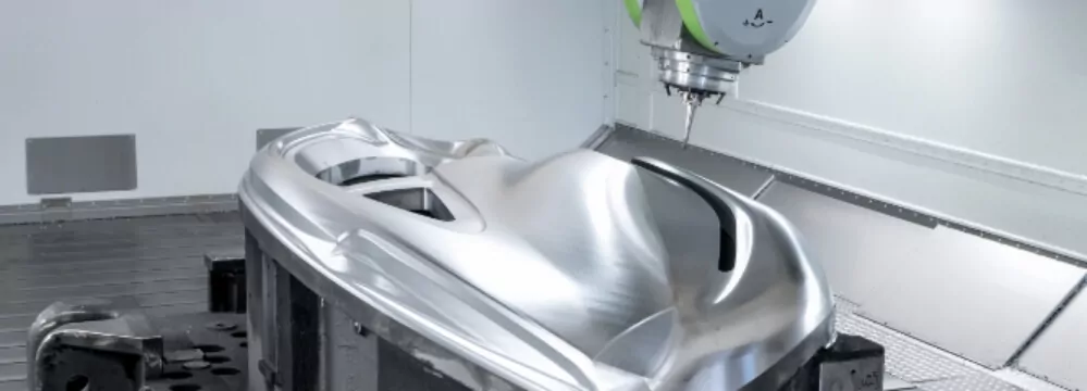 CNC Machine working on a large component