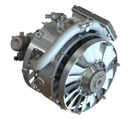 metal machined UAV engine