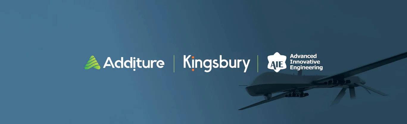 Kingsbury, Additure and AIE Logos