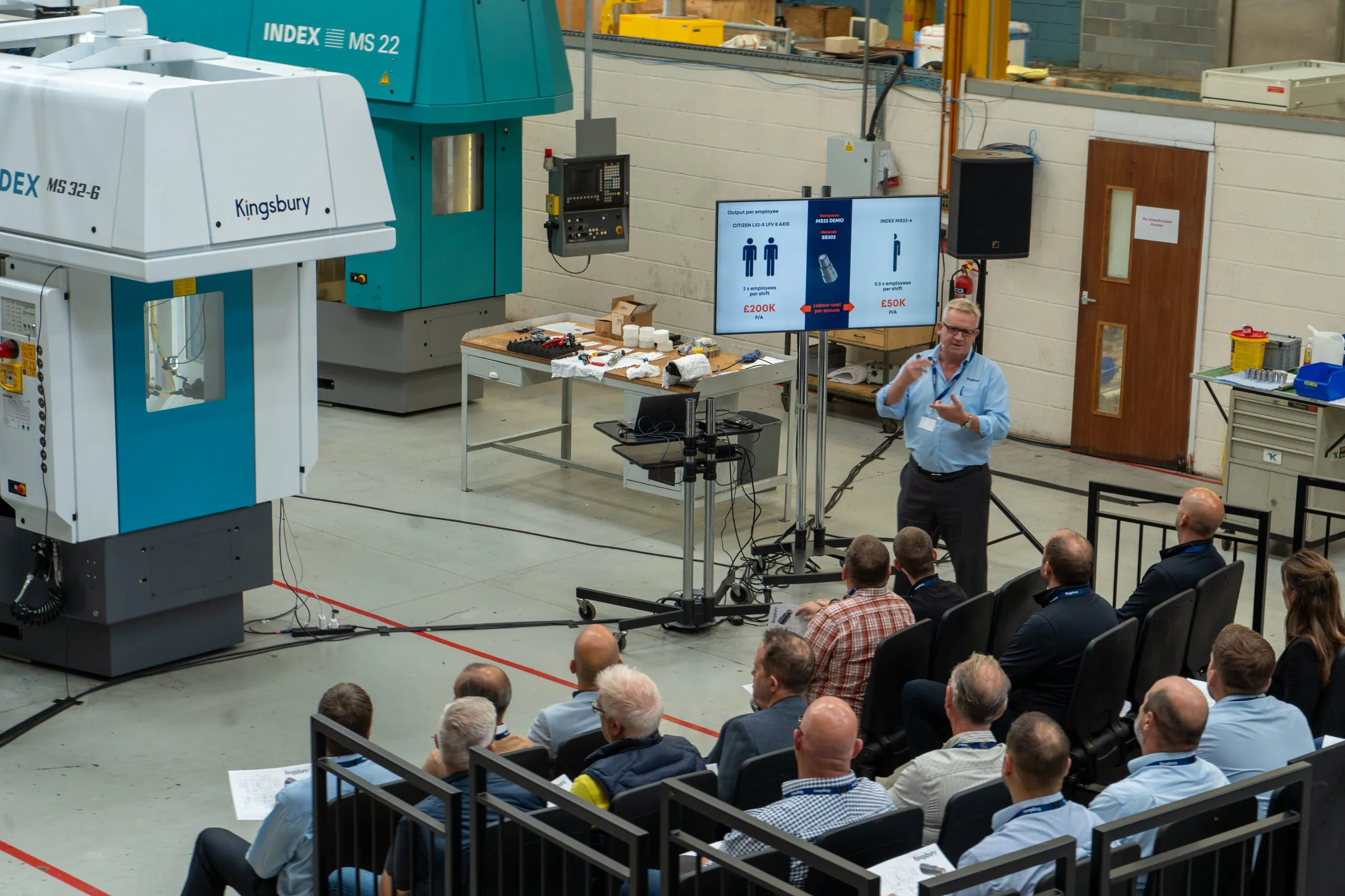 Richard Kingsbury hosting an event